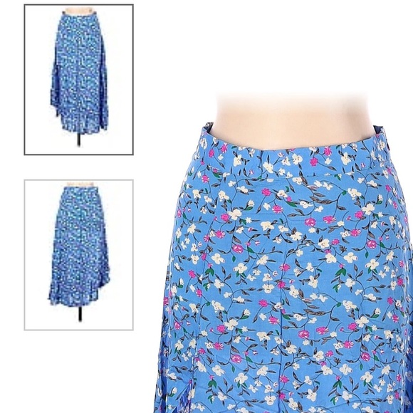 Flowy skirt with flowers - Picture 4 of 5